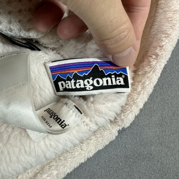 Patagonia Girls XL 14 Ivory Re-Tool Snap T Fleece Pullover Polartec Jacket - Picture 7 of 11